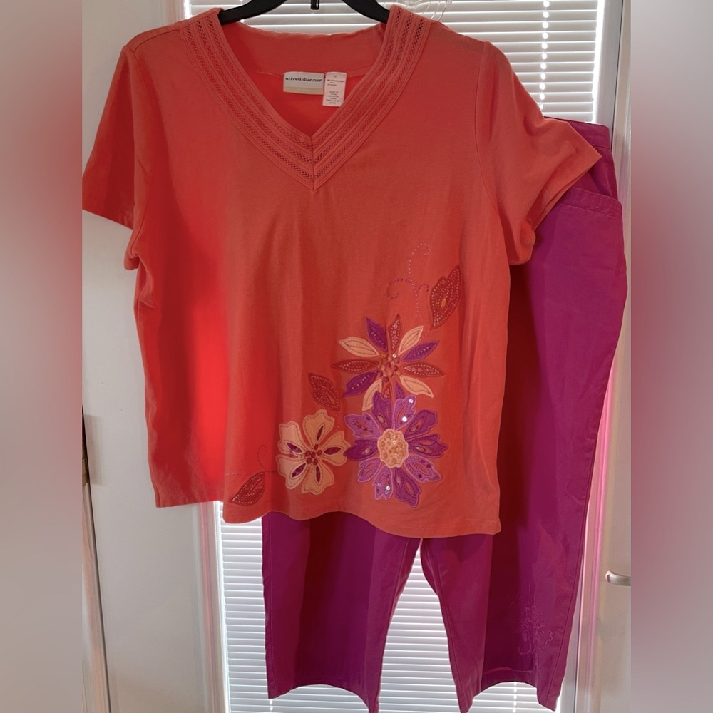 Alfred Dunner Plus Size Top & Capris
$25 for 2-Piece Set or $15 for each piece